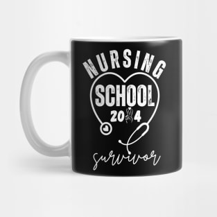 Nursing School Survivor, Nurse Graduation Mug